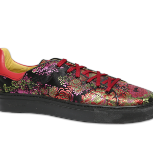 Sneaker in Schwarz/Rot