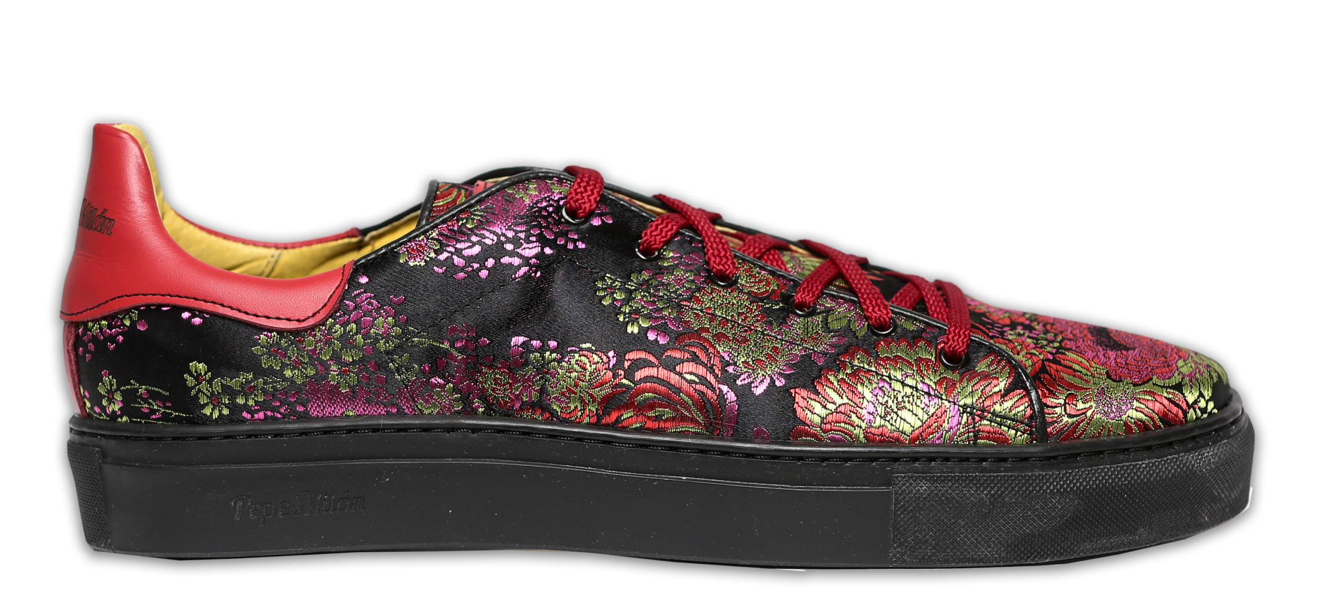 Sneaker in Schwarz/Rot – Bild 3